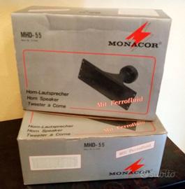 Coppia  MHD-55 Monacor Tweeter PA a tromba