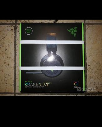 cuffie gaming razer kraken chroma rgb Nuove