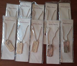 10 collanine  medaglietta Diva - Fashion Jewelry