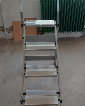 scala 4 gradini richiudibile alluminio