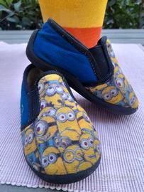 Pantofoline Bambino x casa/asilo n°23/24 Minions