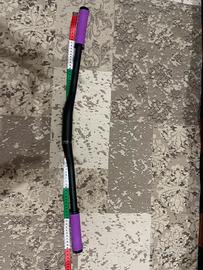 Manubrio bici Zoom con manopole viola