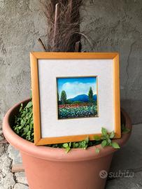 Quadro paesaggio estivo