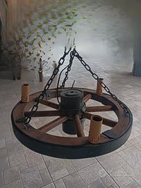 Lampadario da taverna 