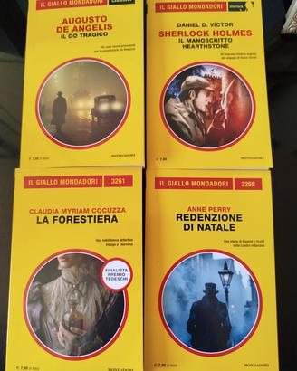 4 romanzi nuovi della collana Il Giallo Mondadori 
