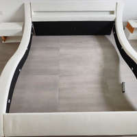 Letto moderno con led