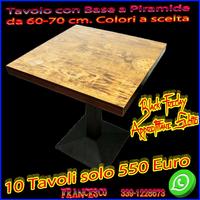 10-Tavoli Interno per Bar Pub Ristorante 550 euro