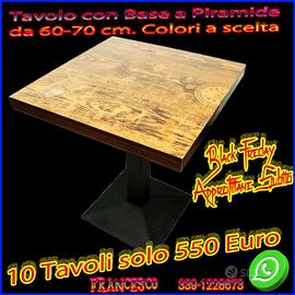 10-Tavoli Interno per Bar Pub Ristorante 550 euro