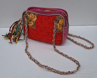 Borsetta multicolore stile Paisley e patchwork 