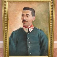 Quadro, tela ad olio, periodo 1^ guerra mondiale