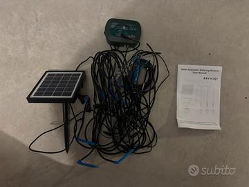 Irrigazione Automatica Energia Solare Balcone Vasi