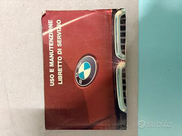Libretto Uso e Manutenzione BMW E30 316 1985