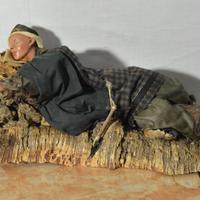 Benino / dormiente per presepe napoletano 40 cm