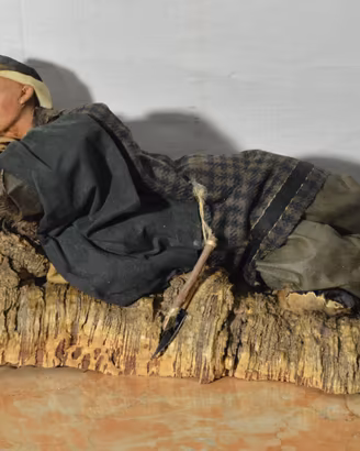 Benino / dormiente per presepe napoletano 40 cm