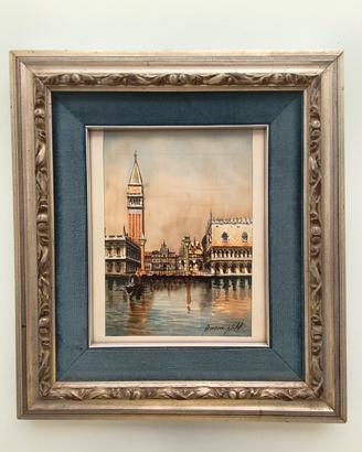 Dipinto - Scuola Italiana ( XX )- Canal Grande