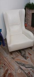 Poltrona in pelle