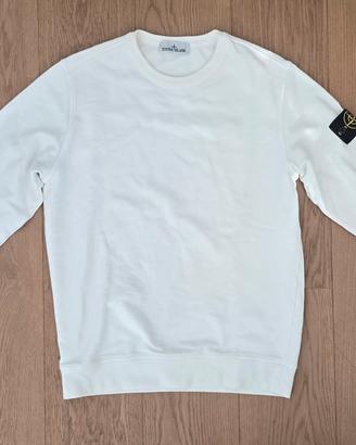 Felpa Stone Island originale bianca – taglia M