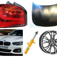 Bmw Serie 1 cofano musata assetto parafango 15-19
