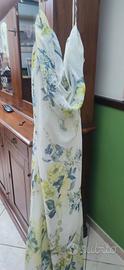 vestito cerimonia 100% seta 