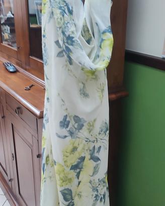 vestito cerimonia 100% seta 