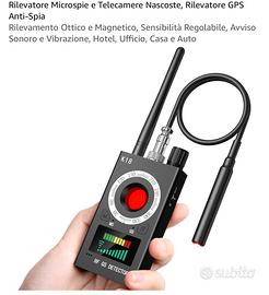 Rilevatore Microspie e Telecamere Nascoste K18
