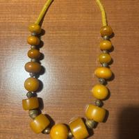 COLLANA DI AMBRA RUSSA