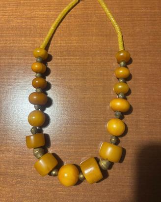 COLLANA DI AMBRA RUSSA