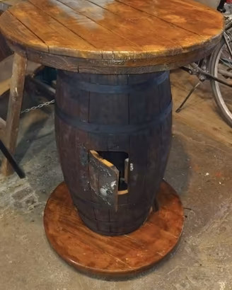 Tavolo Bar Artigianale in Botte