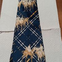 Cravatta con soggetto "Cavalieri"