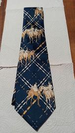 Cravatta con soggetto "Cavalieri"