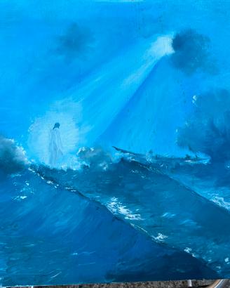 Dipinto originale mare in tempesta – quadro marino