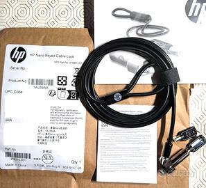 Cavo sicurezza Antifurto HP Nano Keyed Cable Lock