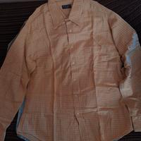 Camicia PROJECT CLASSICO arancio quadri XXL Usata