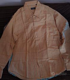 Camicia PROJECT CLASSICO arancio quadri XXL Usata