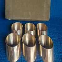 Portatovaglioli ottone Delfi  puro stile anni 70