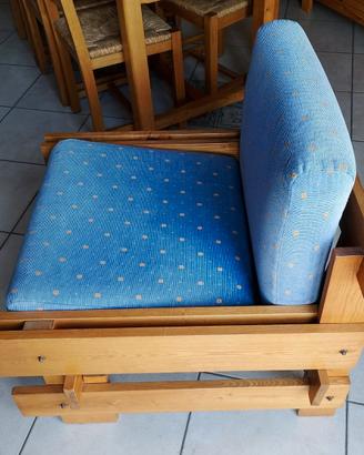 poltrone in legno massello