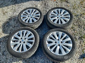 4 cerchi in alluminio 16x6 suzuki swift 2010-2017