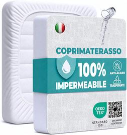 Coprimaterasso Matrimoniale Impermeabile 160x190