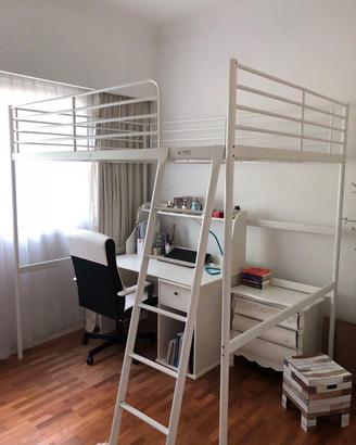 Letto a Soppalco IKEA TROMSO 140x200 Smontato