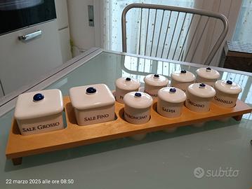 Set porta spezie da cassetto