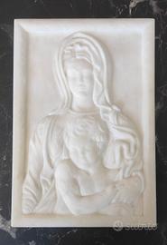 Alabastro , " Madonna col Bambino " 