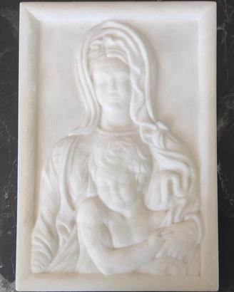 Alabastro , " Madonna col Bambino " 