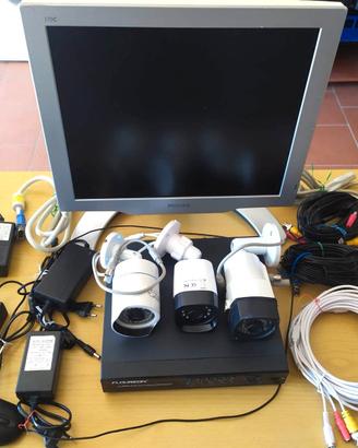 kit videosorveglianza completo usato