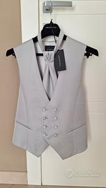 Pignatelli gilet doppio petto + cravattone  t. 46