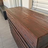Mobile condizionatore. Predisposto cucina a gas