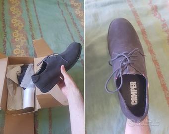 Scarpe camper taglia 22-23 uomo pelle nere blu