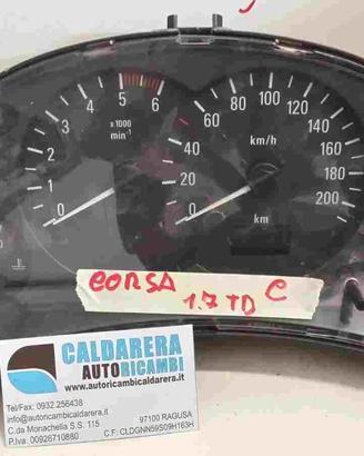 QUADRO STRUMENTI OPEL Corsa C 3P 1° Serie y17dt (