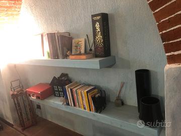 mensole in legno massello