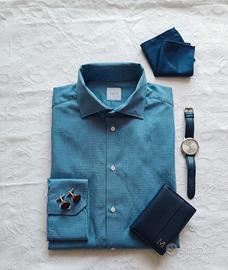 Camicia azzurra Ego Milano XL 