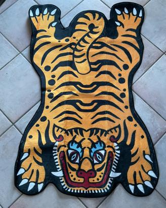 Tappeto Tigre Old School Tattoo 118×79 cm